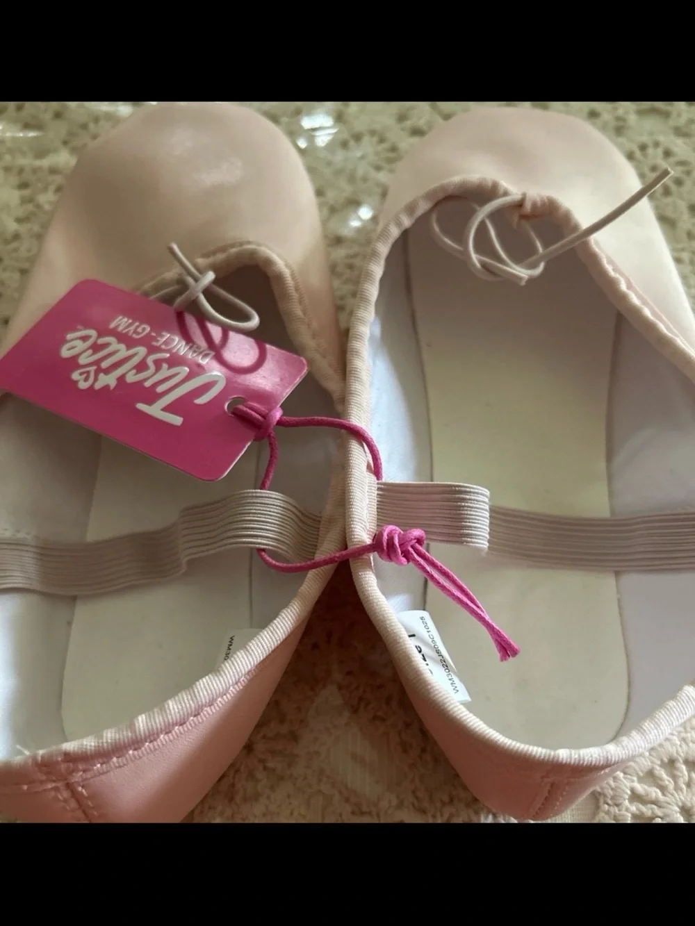 Justice Pink Ballet Slippers for Kids